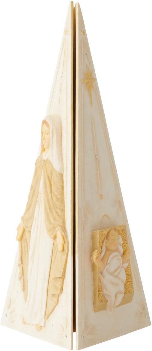 Foundations Nativity Pyramid Christmas Figurine Set 9.25in H