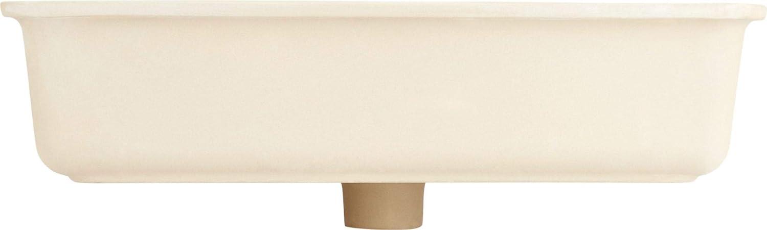 Destin 23" Rectangular Vitreous China Undermount Bathroom Sink