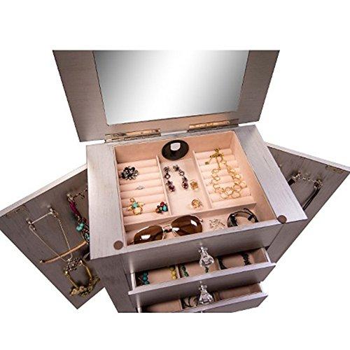 Hives and Honey Crystal Standing Jewelry Armoire