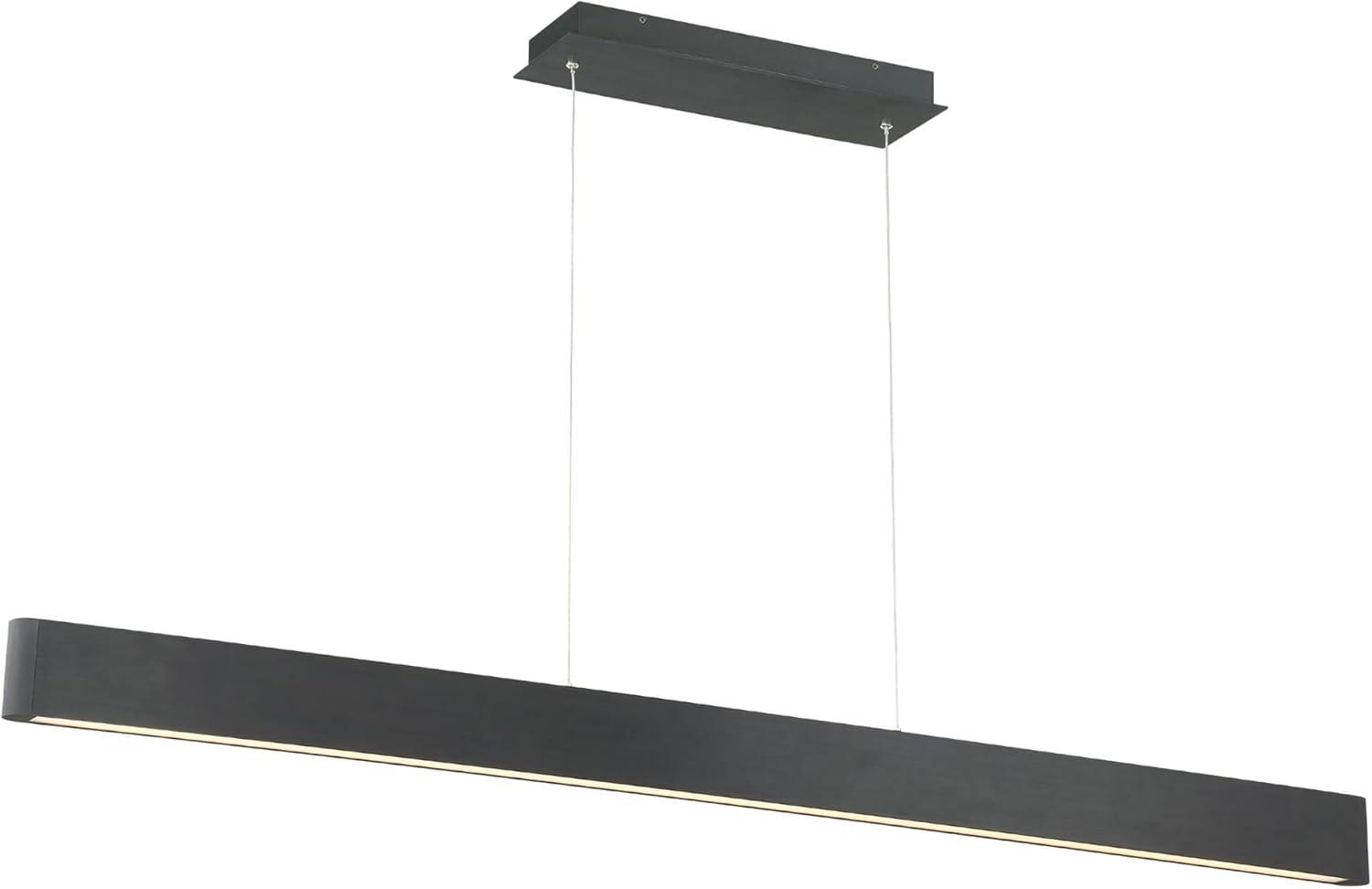 WAC Lighting Volo 54" LED 3000K Contemporary Aluminum Pendant in Black