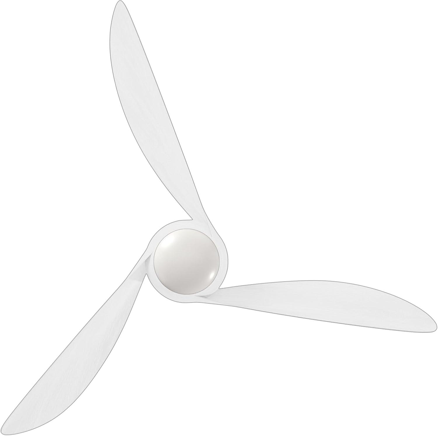 52" Wave 3 - Blade LED Propeller Ceiling Fan with Remote Control and Light Kit Included