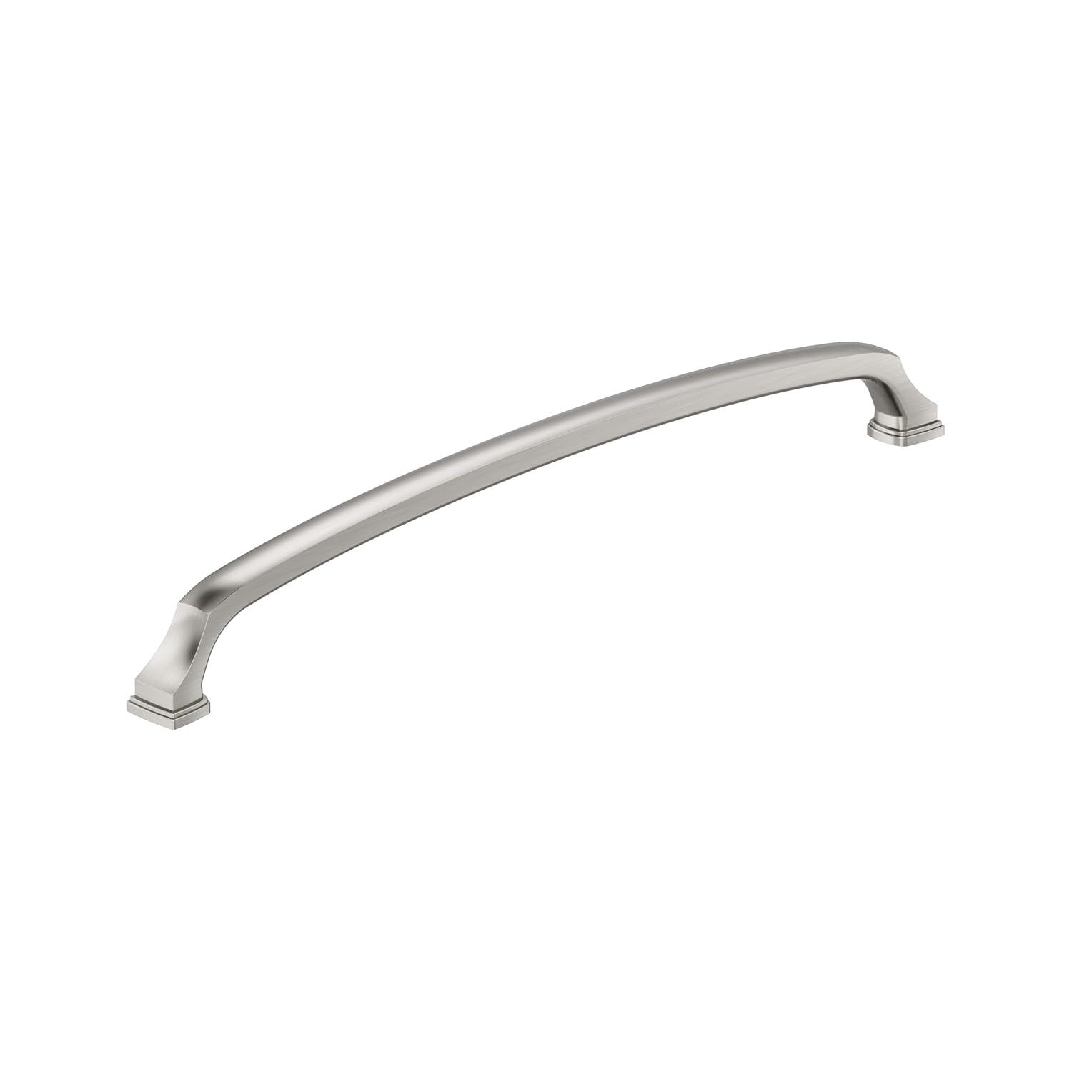 Amerock Revitalize 12-5/8 inch (320mm) Center-to-Center Satin Nickel Cabinet Pull