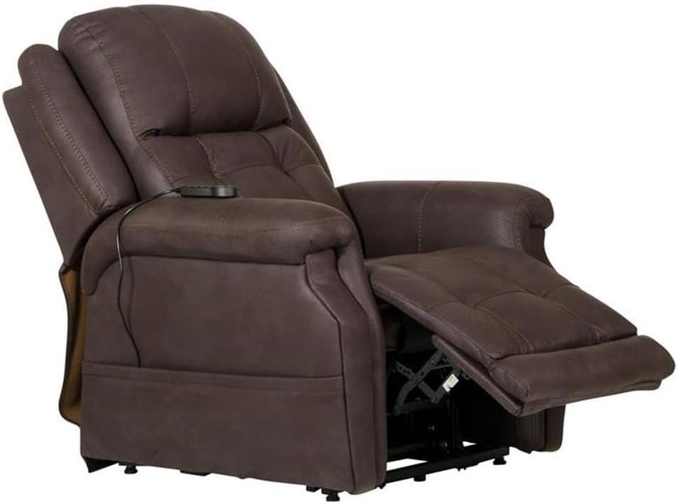 Haywood Power Lift Assist Lay Flat Recliner with Adjustable Headrest and Heat & Massage