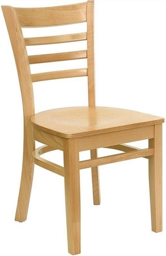 Flash Furniture Ladder Back Wooden Restaurant Chair