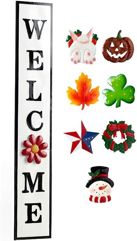 The Lakeside Collection 9-Pc. Interchangeable Welcome Sign