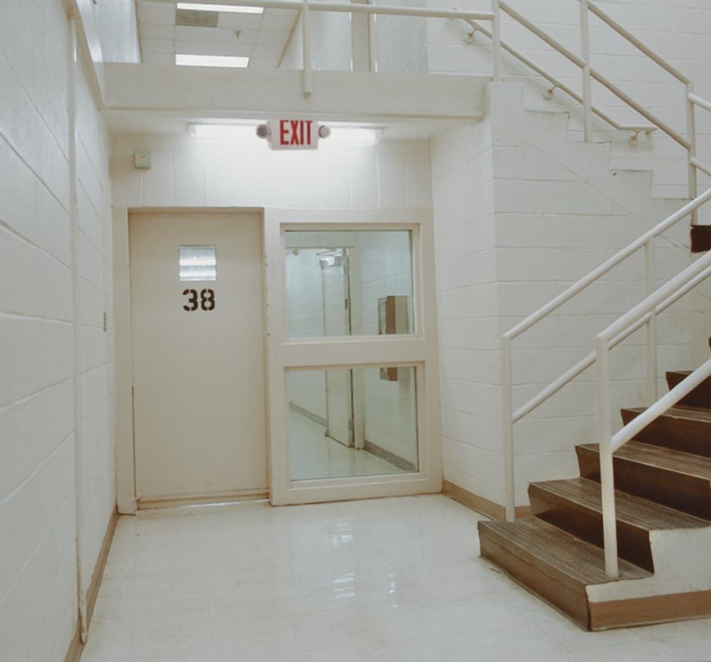 Red and White LED Exit Sign with Emergency Lights