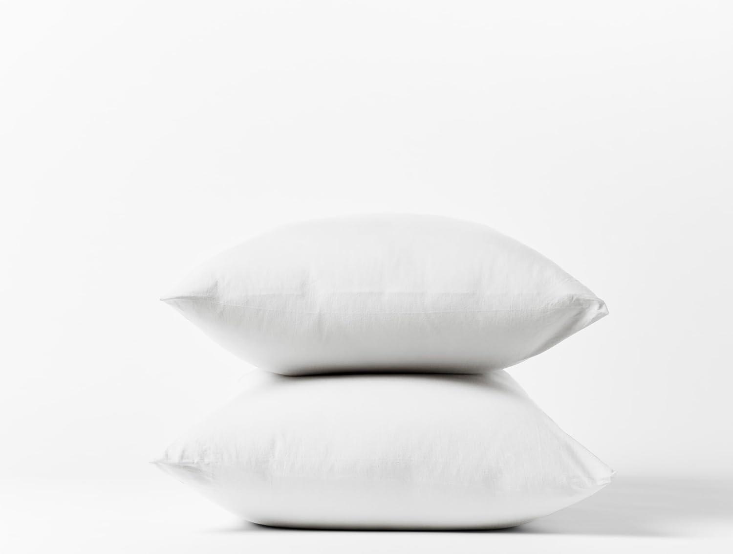 Coyuchi Crinkled Percale Pillowcase - Set of 2 (Set of 2)