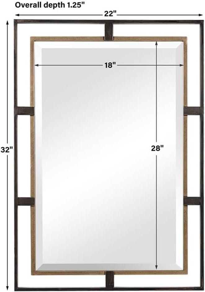 Rashmi Metal Flat Wall Mirror