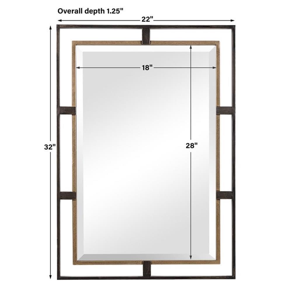 Rashmi Metal Flat Wall Mirror