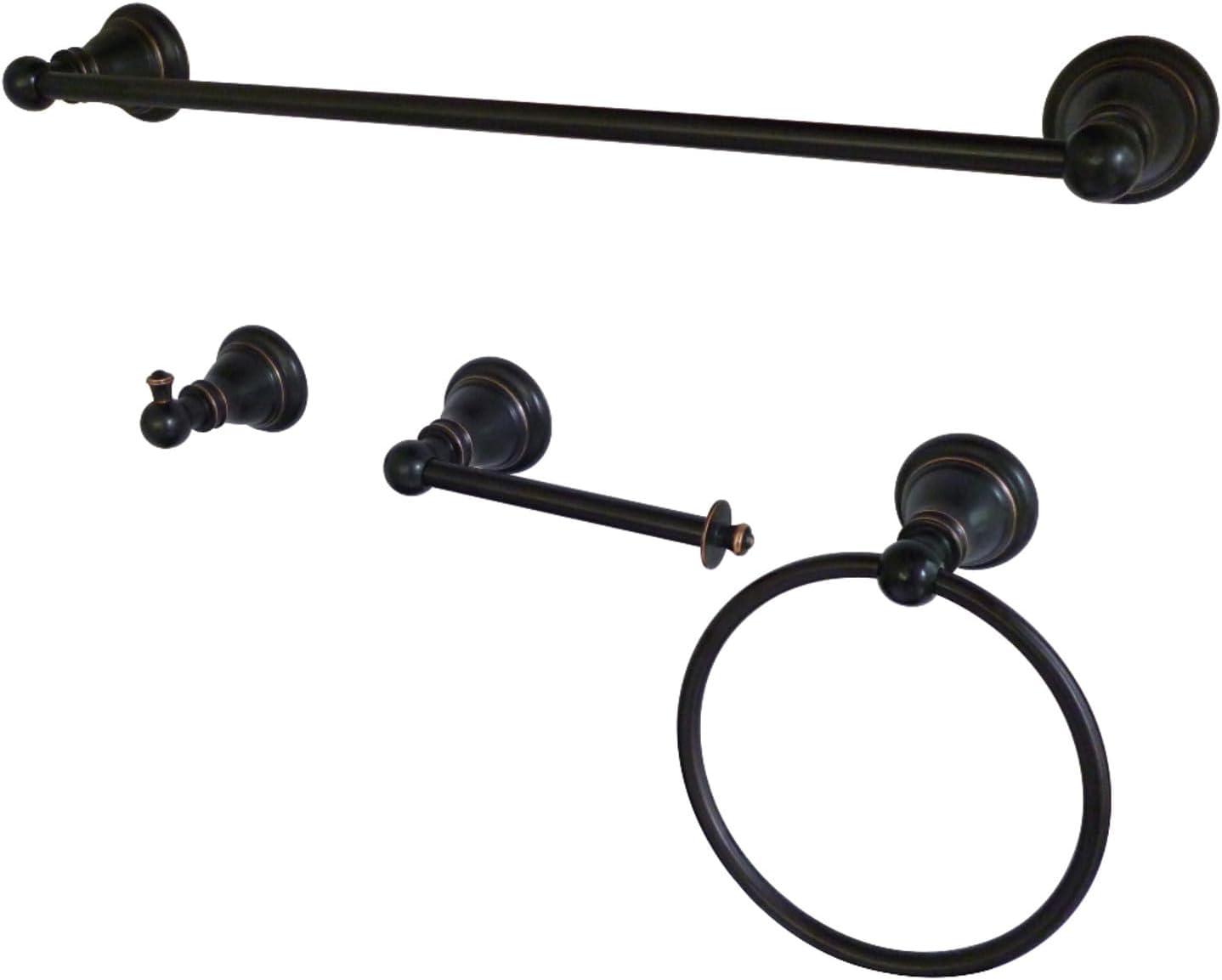 Kingston Brass American Classic 4-Piece Bathroom Hardware Set