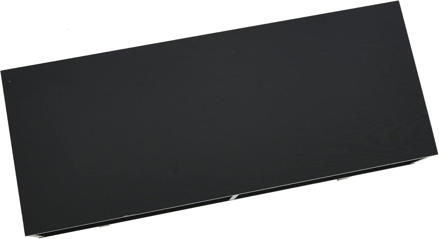 Household Essentials Jamestown TV Stand: Engineered Wood, Iron Frame, for 42" TVs Ashwood