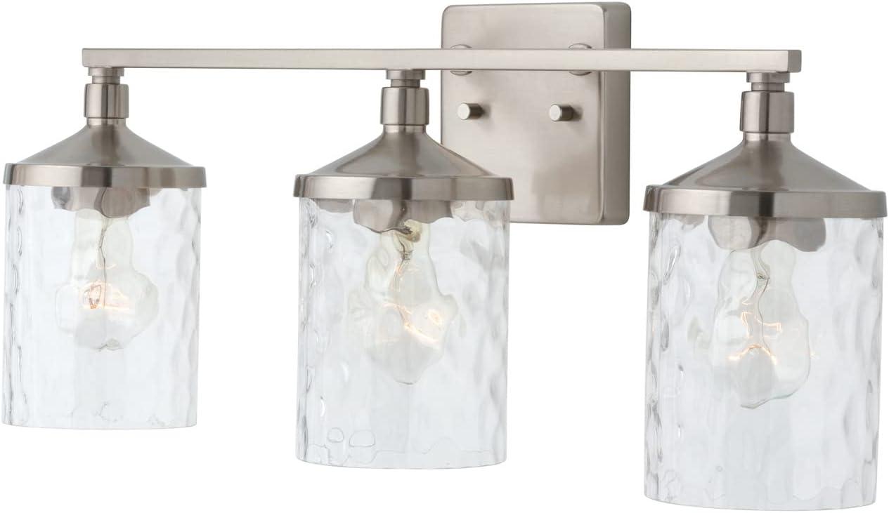 Capital Lighting 128831-451 Colton 3 Light 24" Wide Bathroom Vanity Light - Nickel