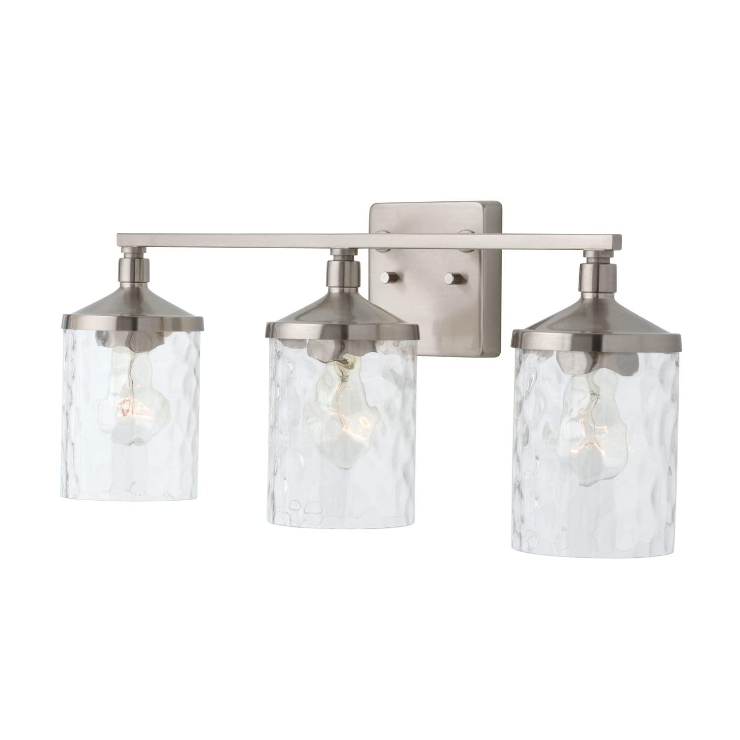 Capital Lighting 128831-451 Colton 3 Light 24" Wide Bathroom Vanity Light - Nickel