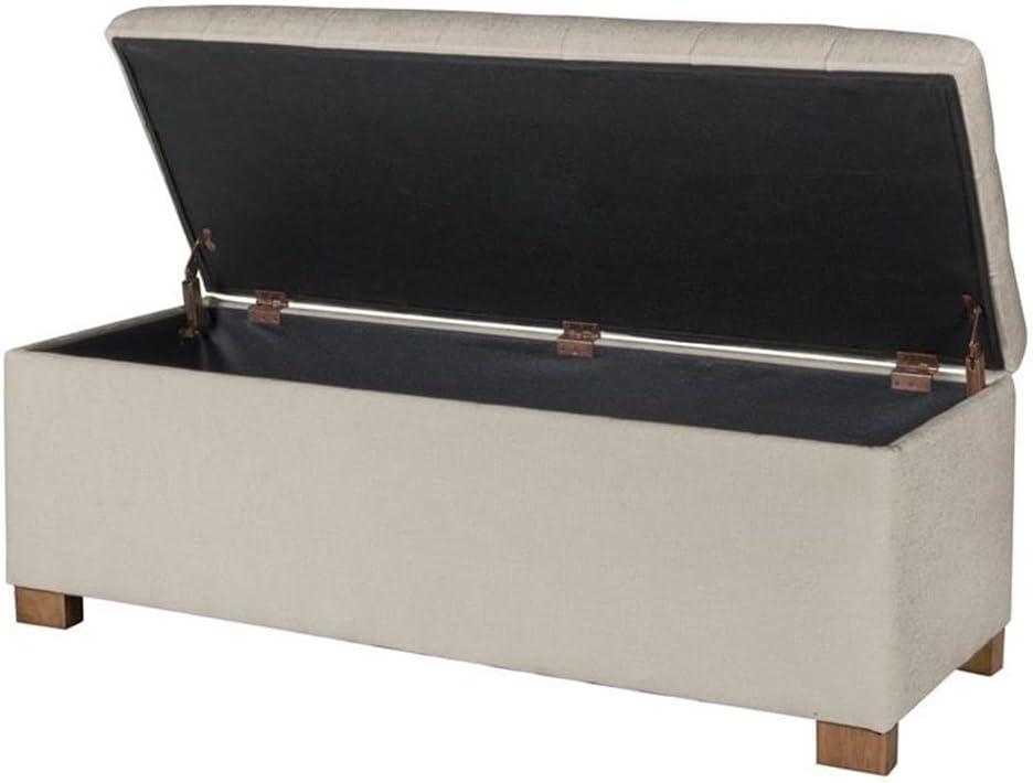 Classic Large Tufted Storage Bench - HomePop