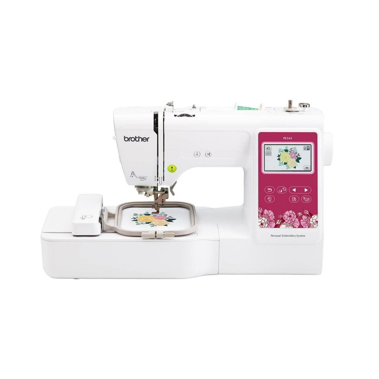 Brother Elite PE545 3.7-Inch Touch Display Embroidery Machine with Sewing Bundle