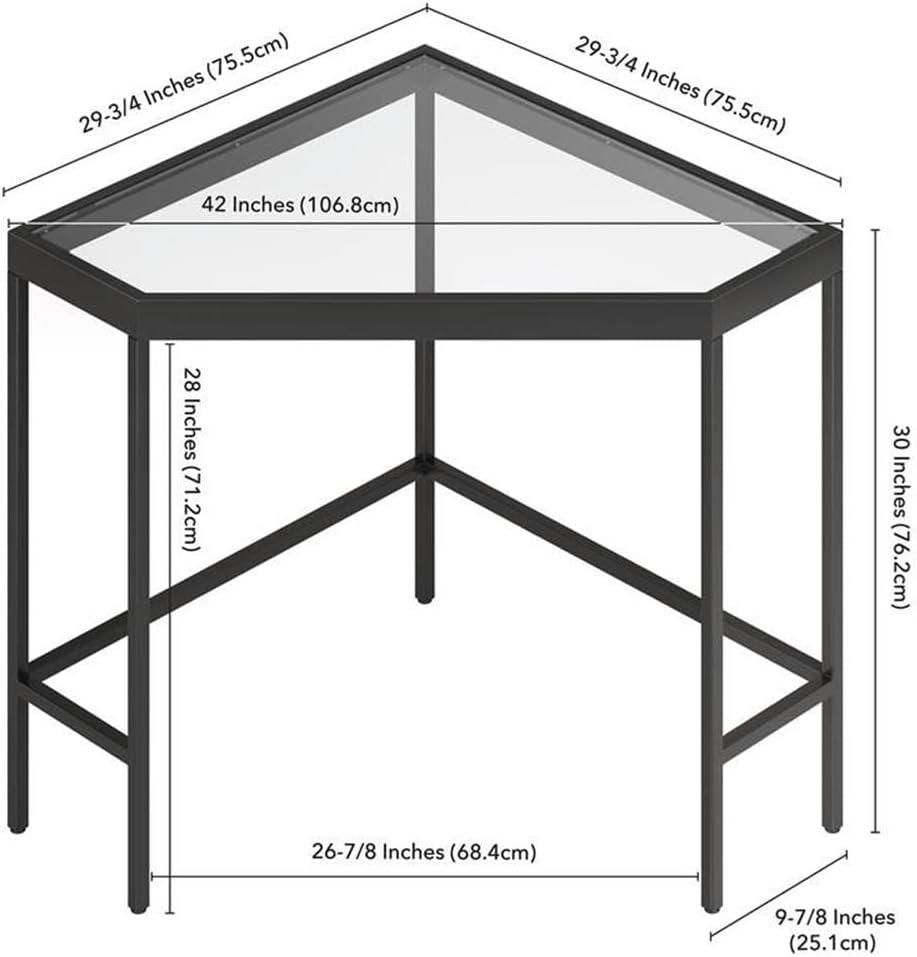 Evelyn&Zoe Minimalist Corner Desk