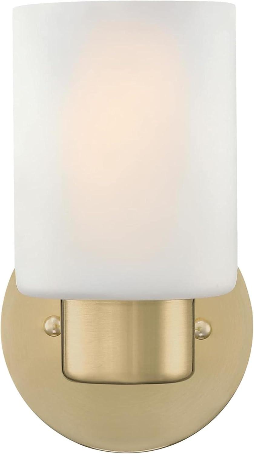 Westinghouse Lighting Westinghouse Sylvestre One-Light Indoor Wall Fixture - 1-Light Champagne Brass