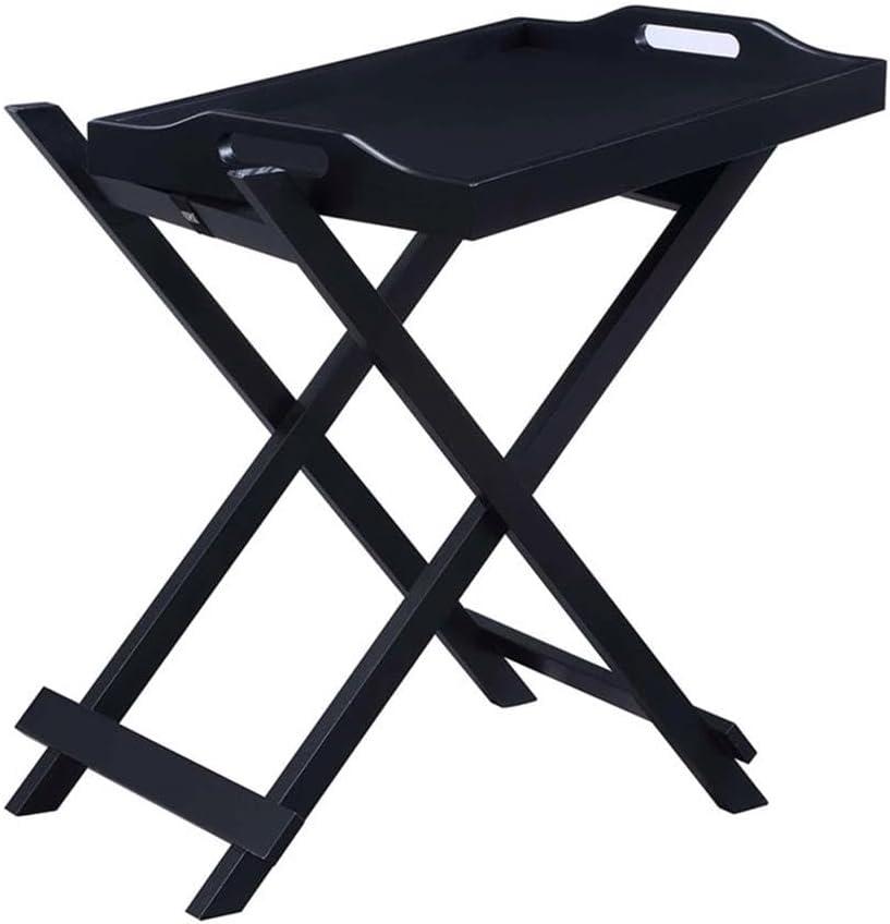 Convenience Concepts Designs2Go Folding Tray Table, Black