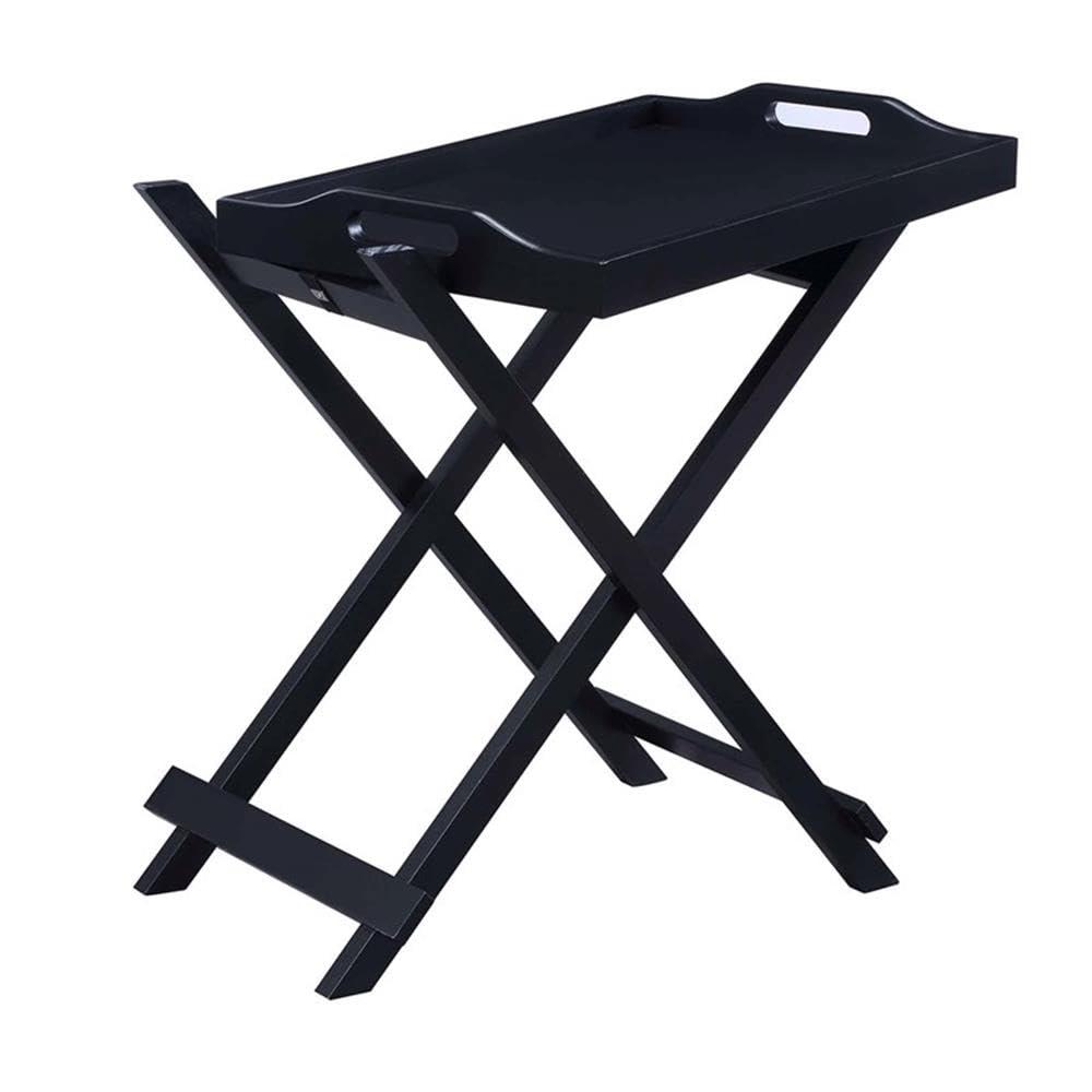 Convenience Concepts Designs2Go Folding Tray Table, Black