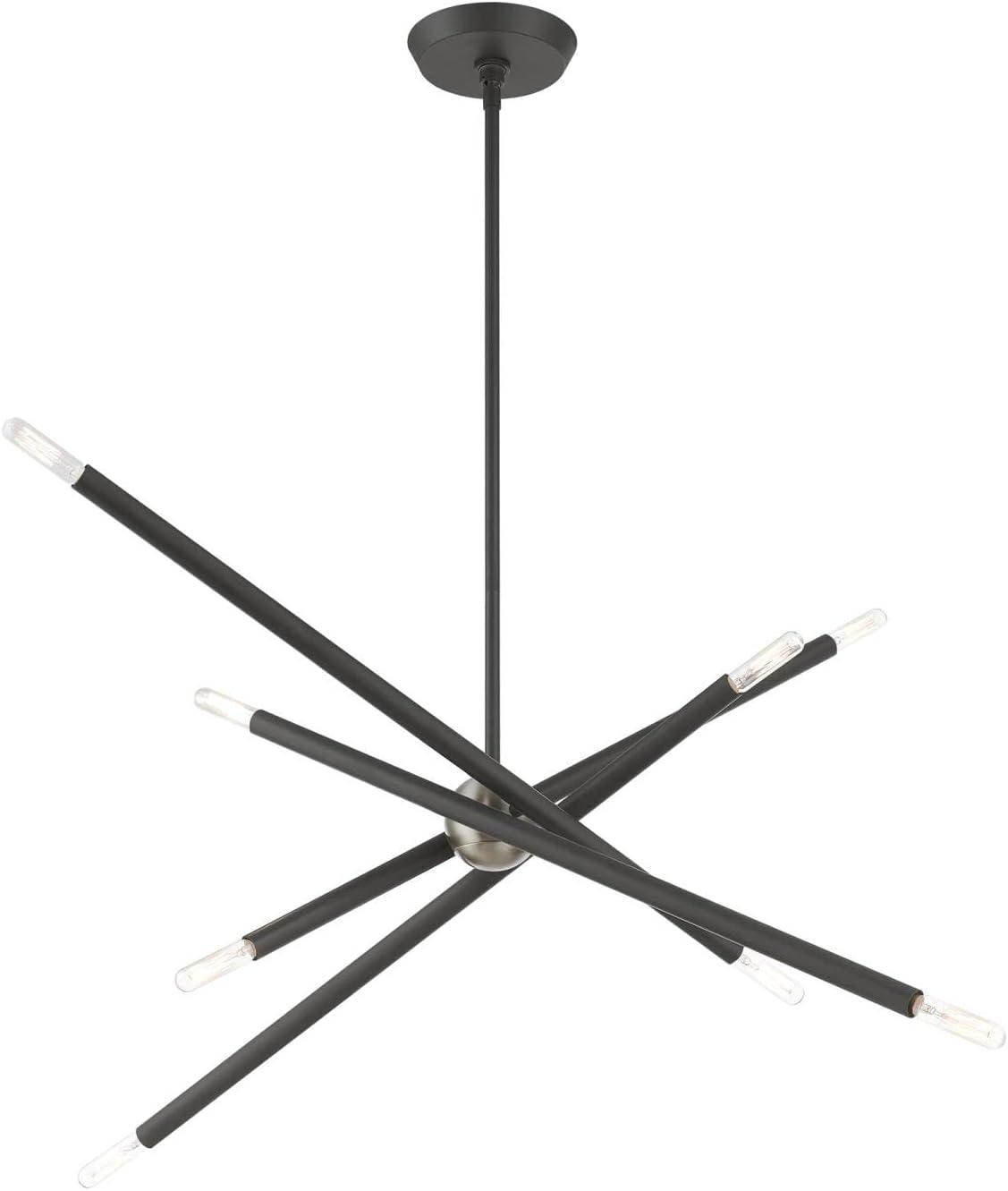 Livex Lighting Soho 8 - Light Chandelier in  Scandinavian Gray