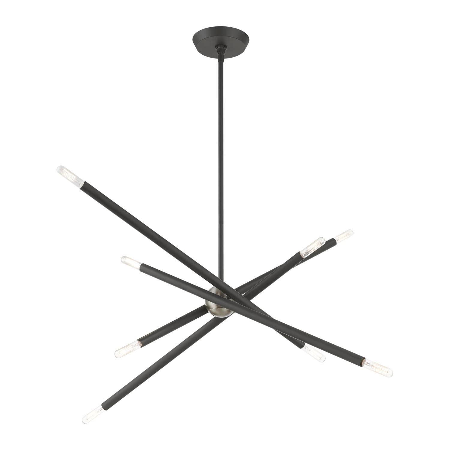 Livex Lighting Soho 8 - Light Chandelier in  Scandinavian Gray