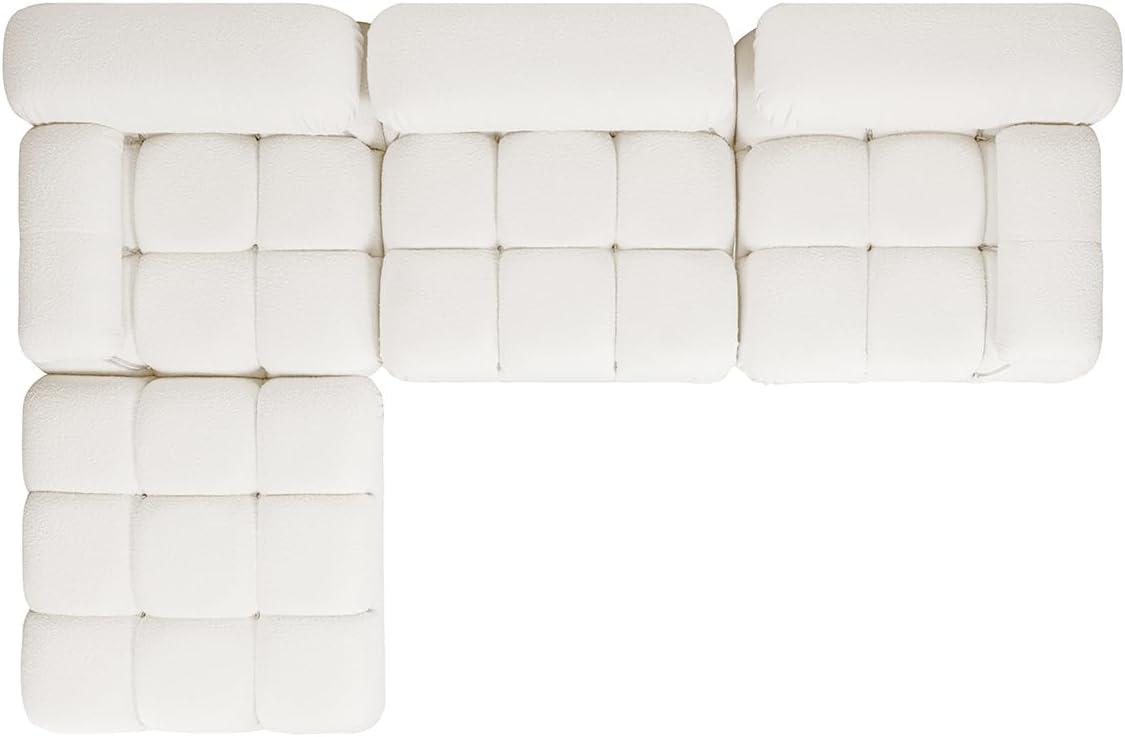 Sigma 4 - Piece Modular Upholstered Reversible L-Sectional