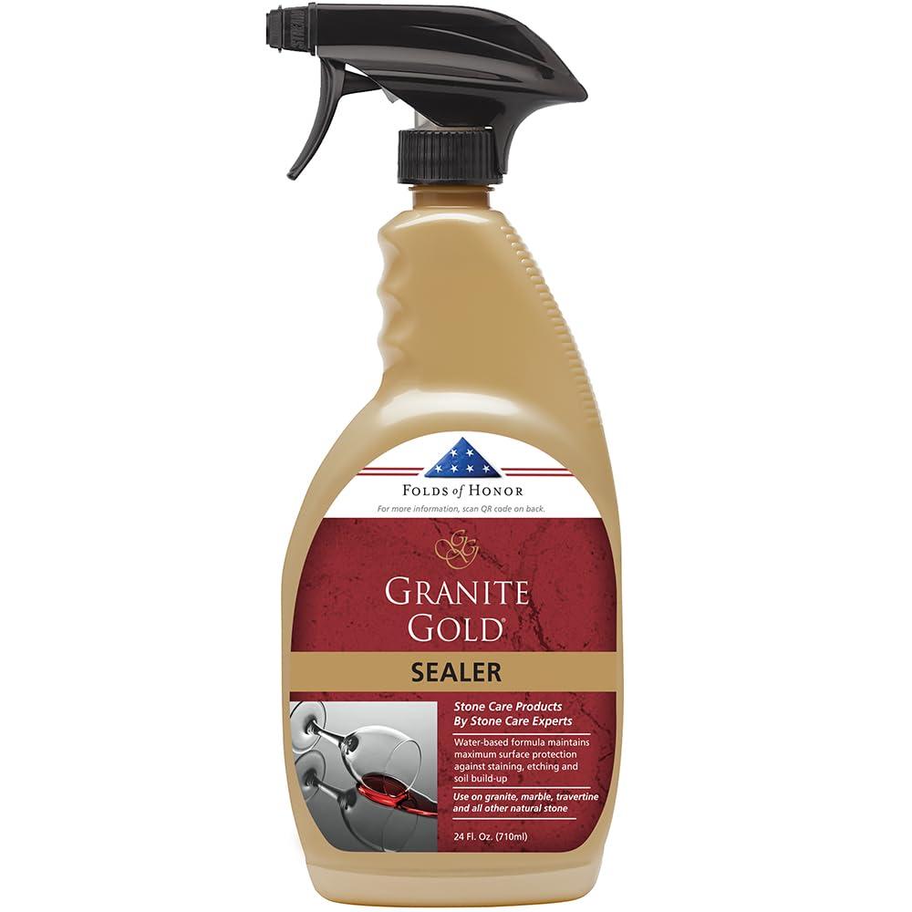 Granite Gold Sealer, Countertop Sealer for Granite, Marble and More, 24 fl oz