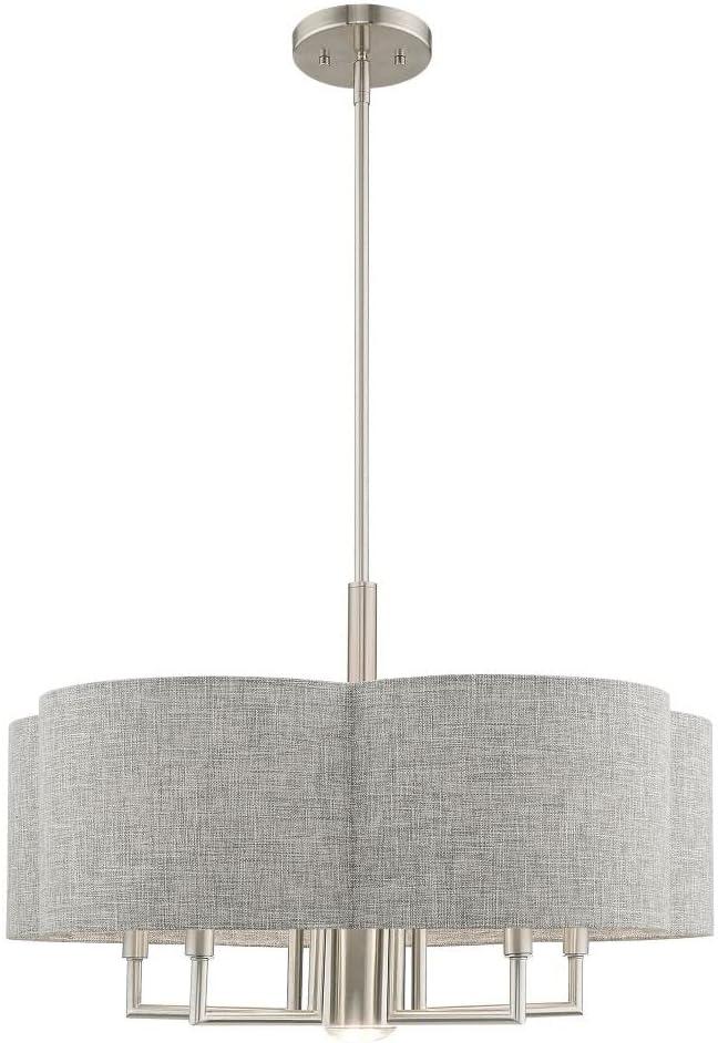Livex Lighting Kalmar 5 - Light Chandelier in  Brushed Nickel