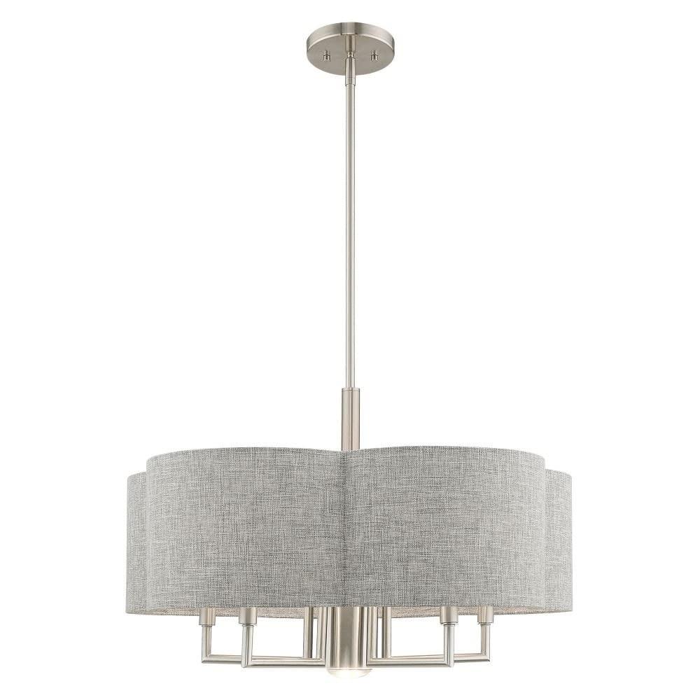 Livex Lighting Kalmar 5 - Light Chandelier in  Brushed Nickel