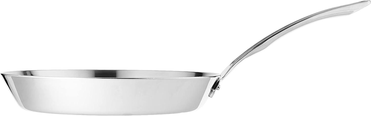 12-Inch Stainless Steel Induction Frying Pan with Lid