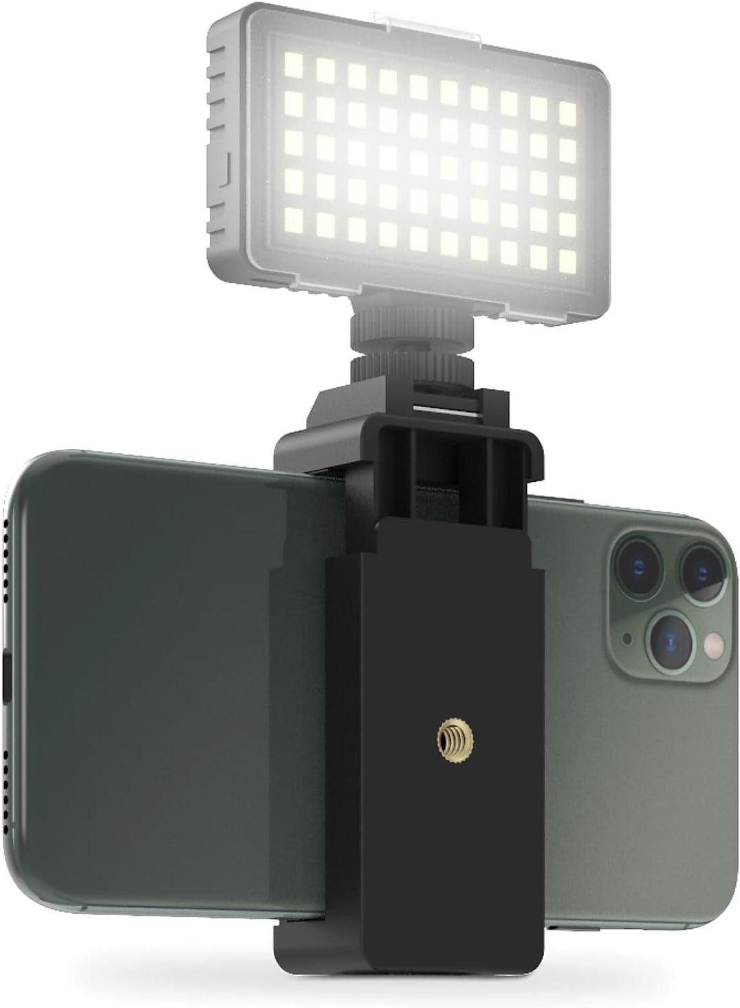 Bower 50 LED Photo/Video Light with Phone Mount Holder; Black