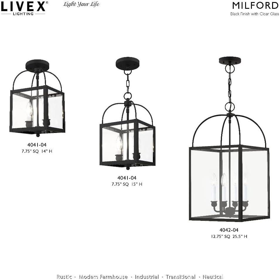 Livex Lighting Milford 2 - Light Pendant in  Antique Brass