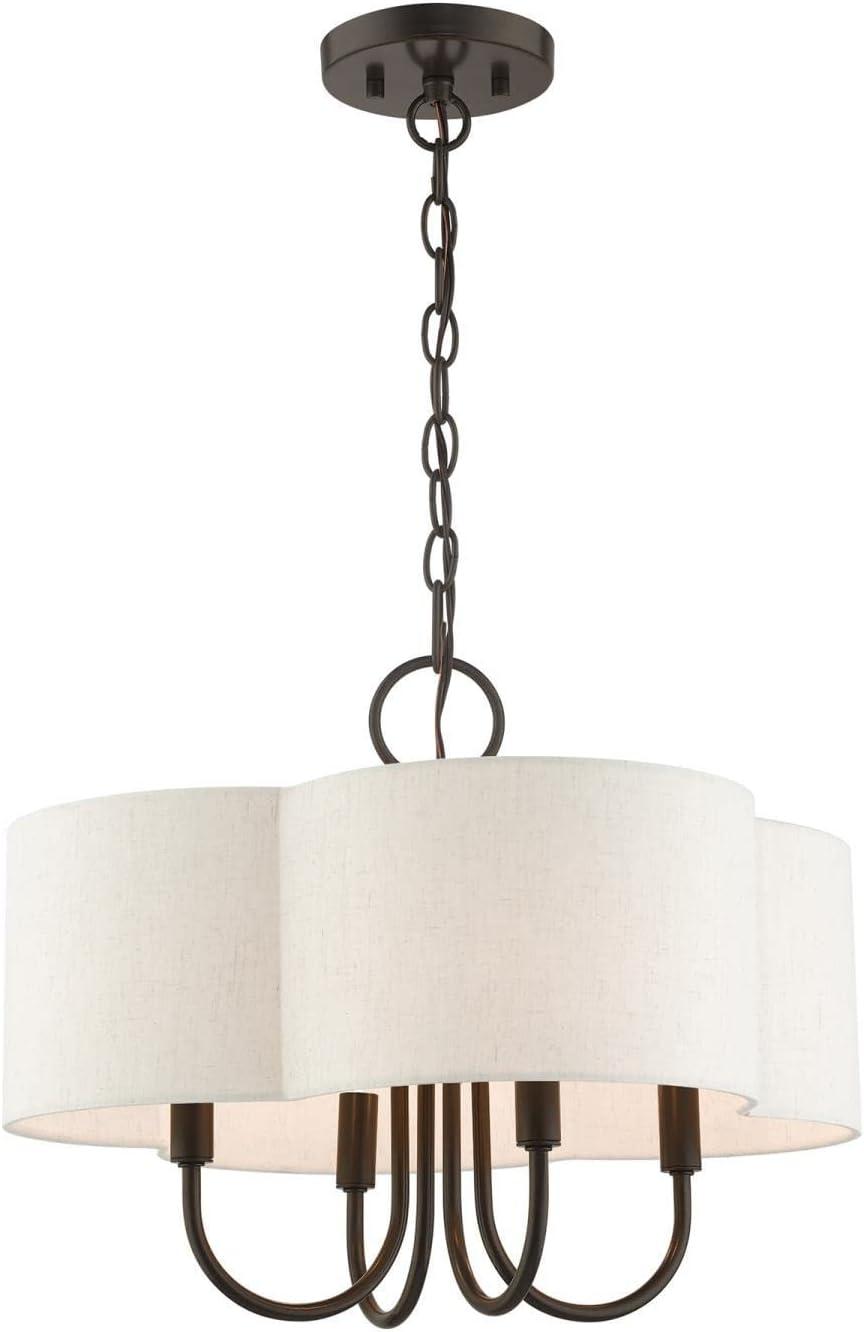 Livex Lighting Solstice 4 - Light Chandelier in  English Bronze