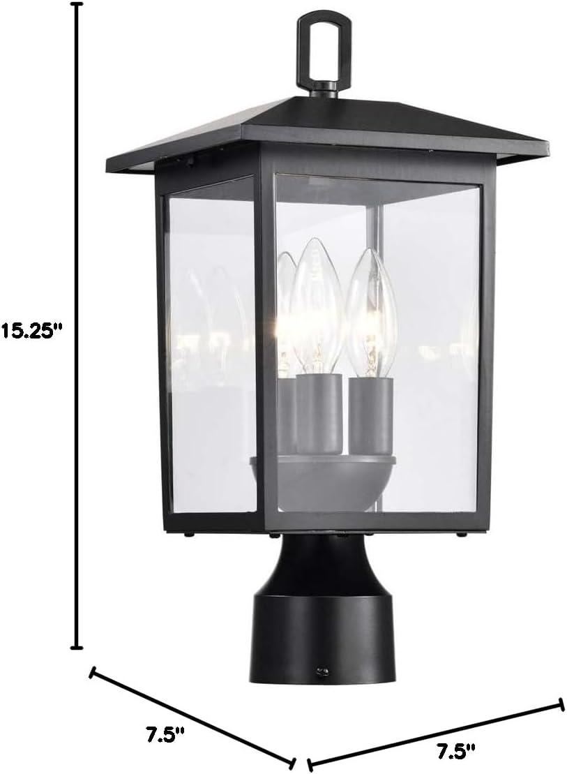 Nuvo Lighting Jamesport 3 - Light Lantern in  Matte Black