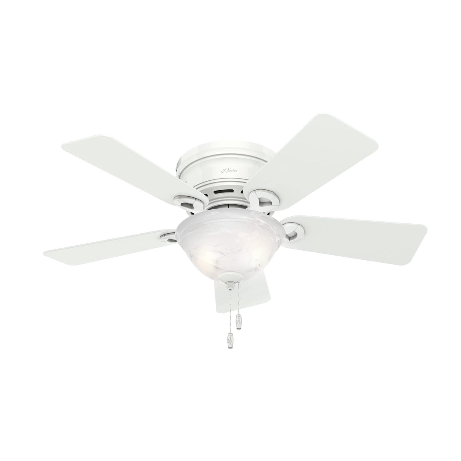 42'' Conroy 5 - Blade Flush Mount Ceiling Fan with Pull Chain and Light Kit Included
