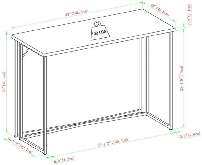 Mantooth Metal Base Writing Desk