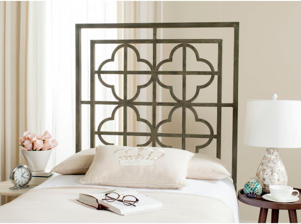 SAFAVIEH Home Collection Lucina French Silver Headboard, Full