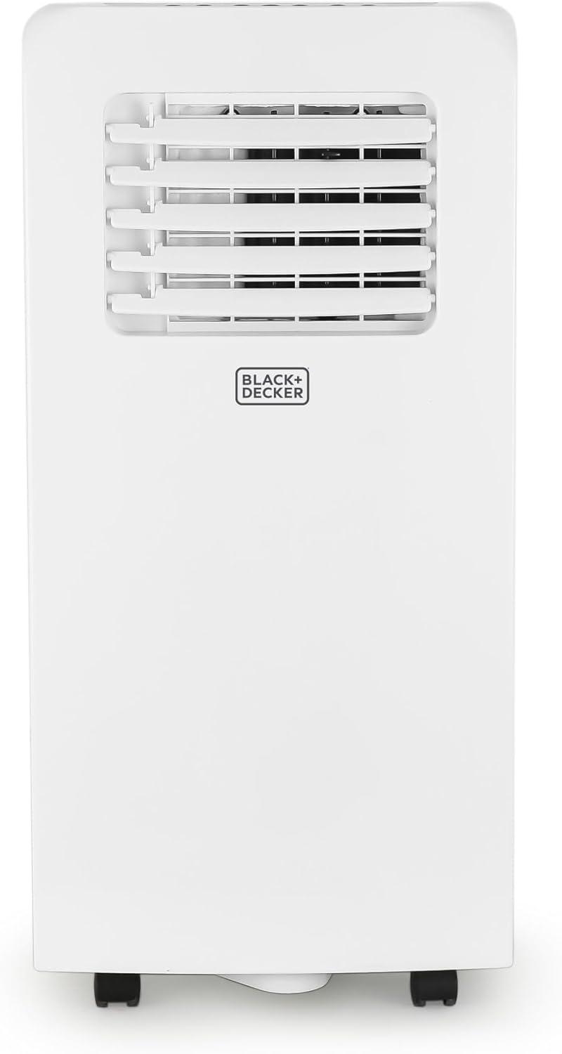 BLACK+DECKER BP05PWA 5,000 BTU SACC/CEC (8,000 BTU ASHRAE) Portable Air Conditioner, White