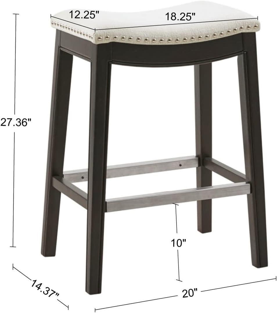 Madison Park Belfast Belfast Counter Stool with Cream Finish