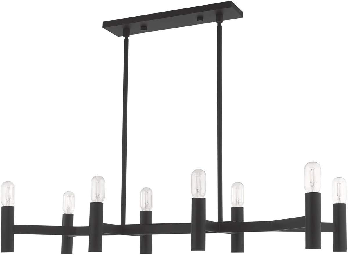 Livex Lighting Copenhagen 8 - Light Chandelier in  Black