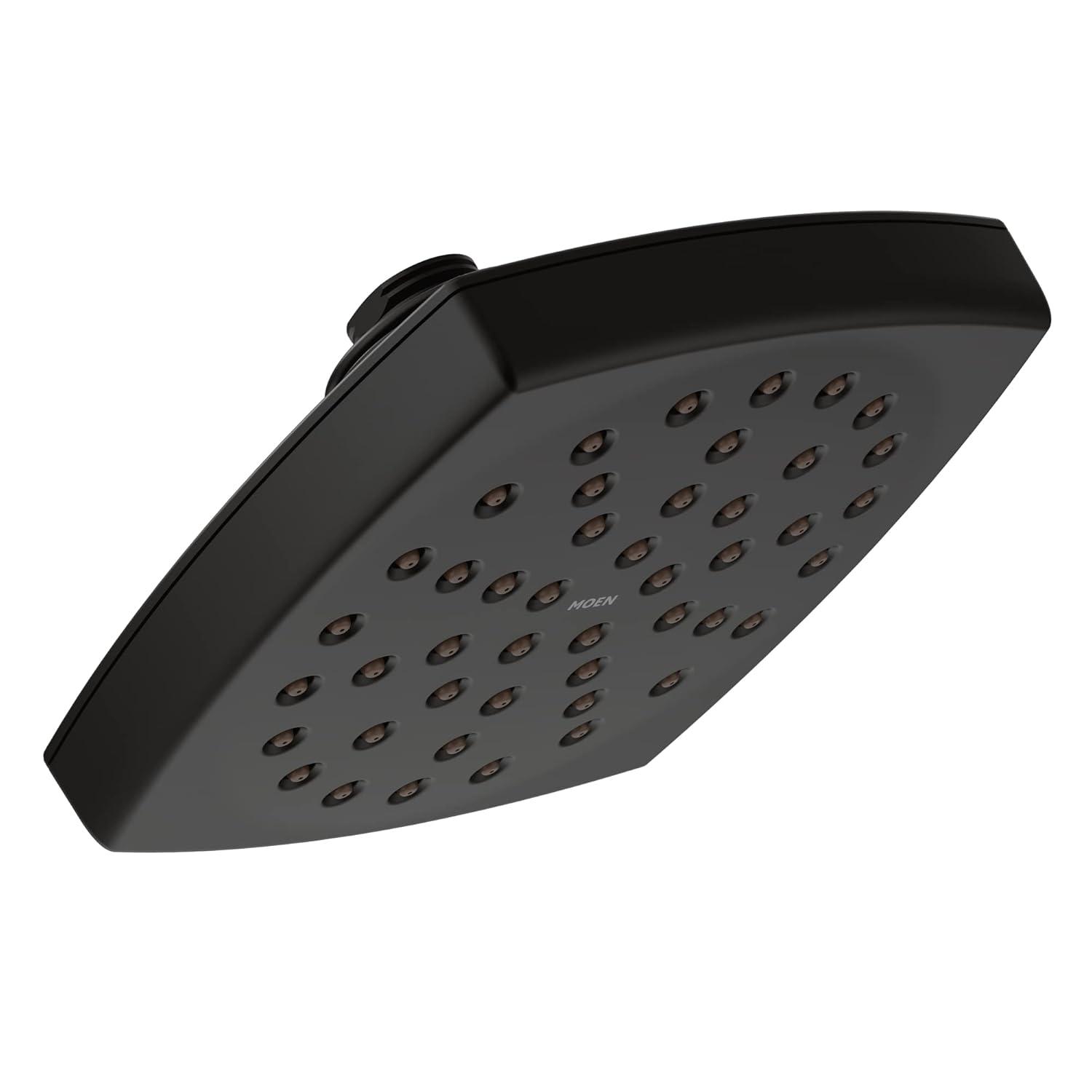 Moen S6365 Voss 6" Single Function Shower Head - Black