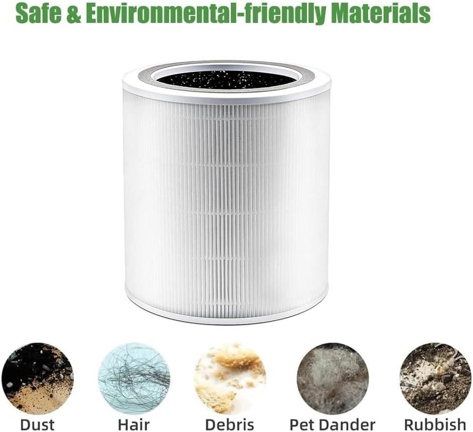 Levoit PlasmaPro 400S Replacement Filter: True HEPA, Captures Odors, Mold, Dust, Pet Dander, Compatible with Levoit Air Purifiers