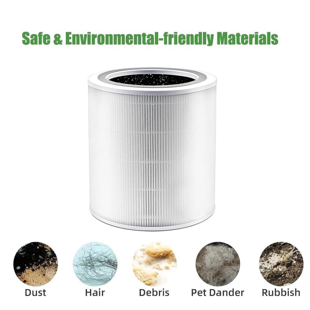 Levoit PlasmaPro 400S Replacement Filter: True HEPA, Captures Odors, Mold, Dust, Pet Dander, Compatible with Levoit Air Purifiers