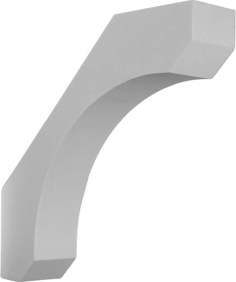 18-Inch White Polyurethane Decorative Legacy Bracket