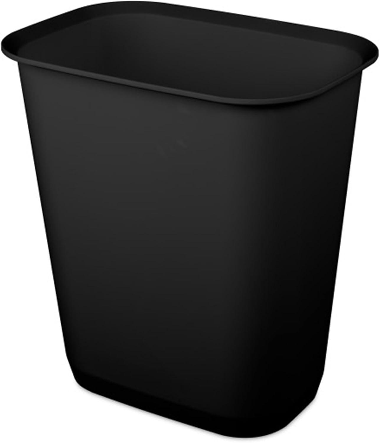 Sterilite Sterilite Rectangular Wastebasket Open Top Trash Bin, 6 Pack (Set of 6)