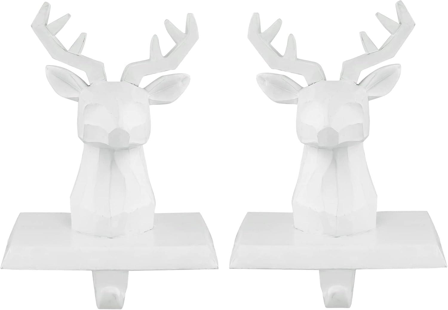 Reindeer Head Christmas Stocking Holders