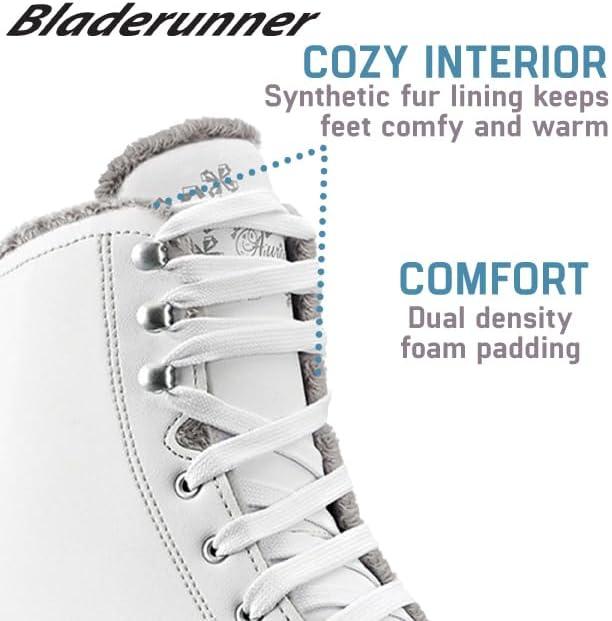 Rollerblade Bladerunner Aurora Figure Ice Skates | Adult Women's | Black