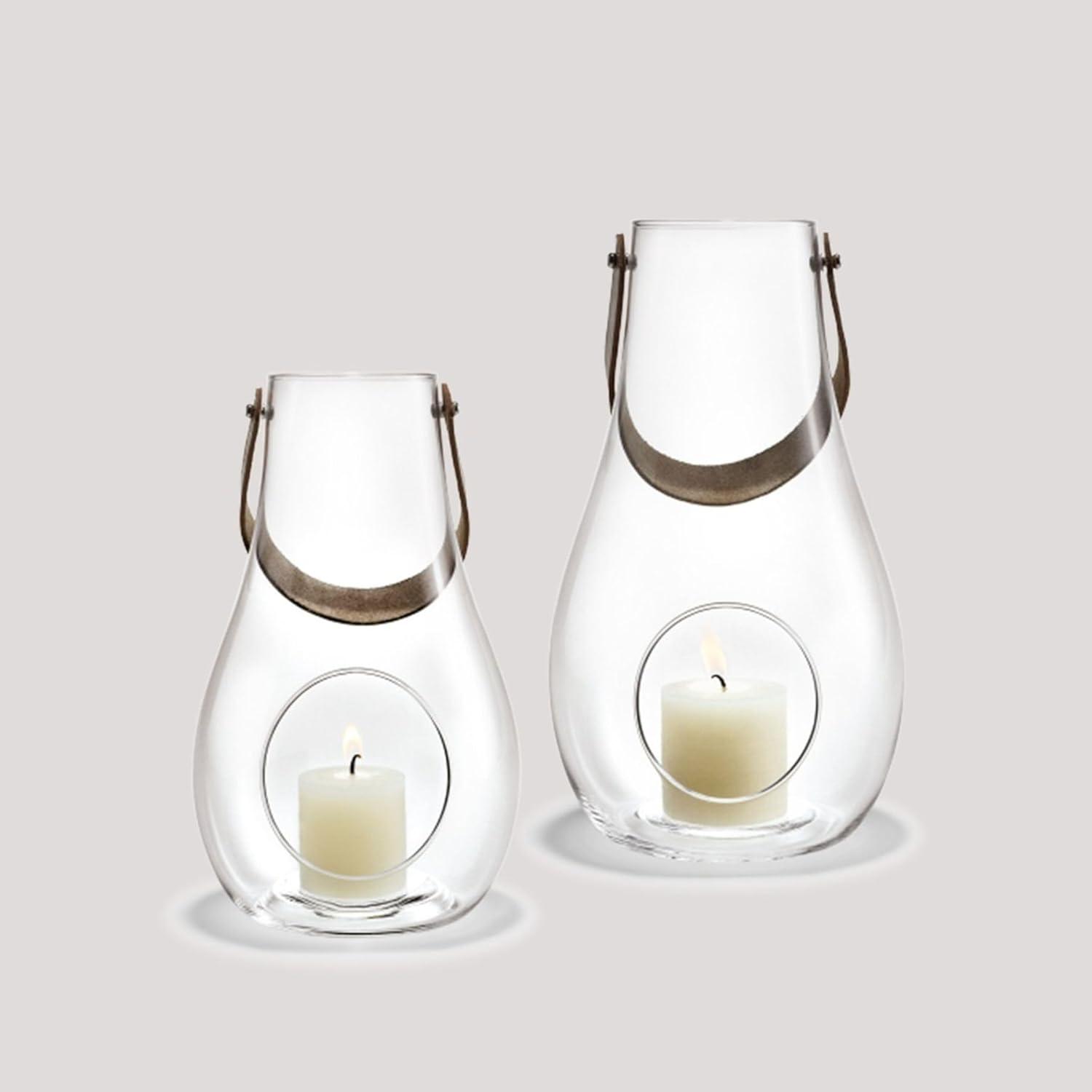 Glass Tabletop Lantern