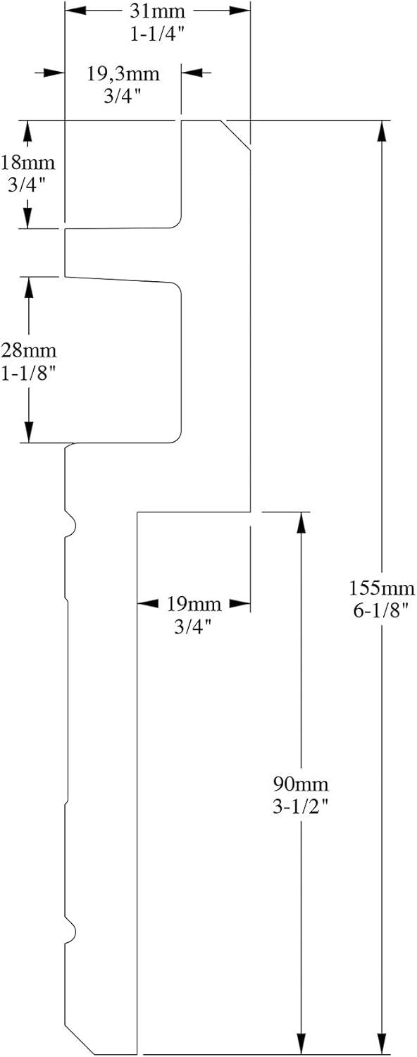 Primed White High Density Polyurethane Crown Moulding 78"