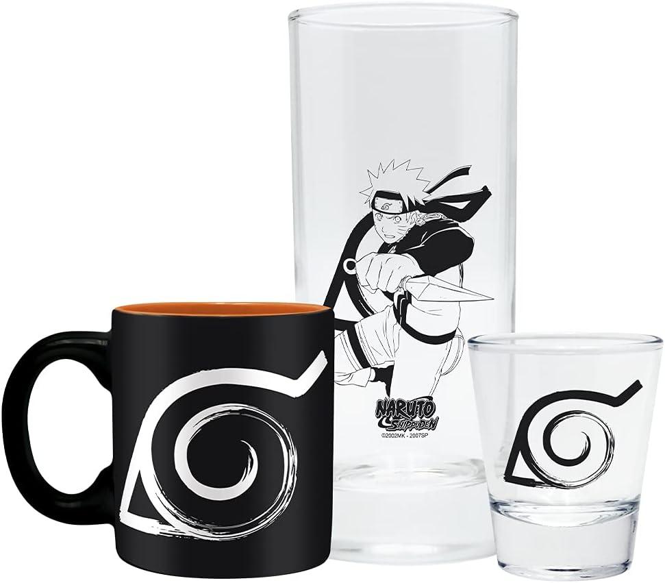 Abysse - Naruto Shippuden - Naruto 3-Pc. Drinkware Set  [SPECIAL PRODUCTS] Barware